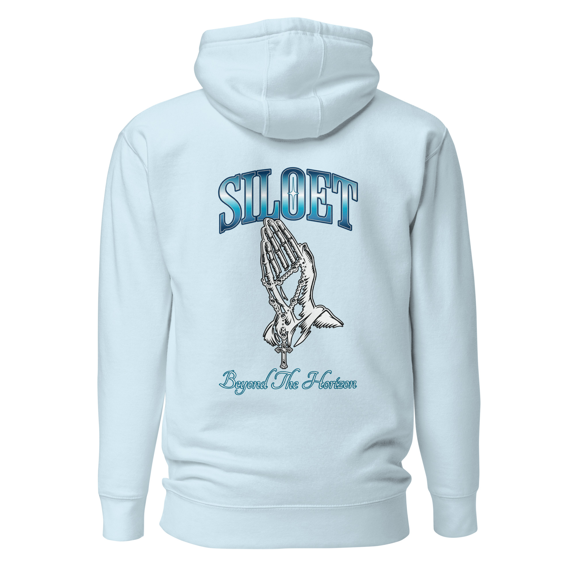 ‘BLESSED’ HOODIE (SKY BLUE)