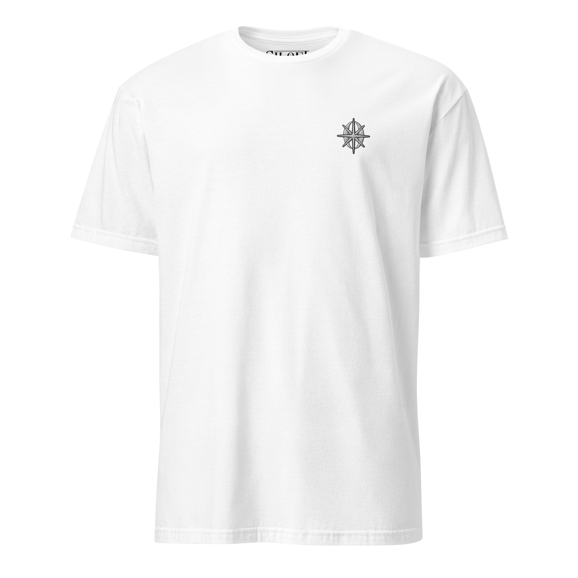EMBROIDERED LOGO TEE (WHITE)